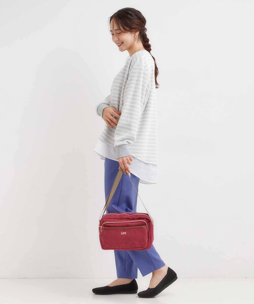 Lee（リー）の「【Lee別注】コーデュロイショルダーバッグ（ショルダーバッグ・レディース・ブラウン系その他/ライトベージュ/ネイビー/ピンク系その他・00）」の10枚目の写真