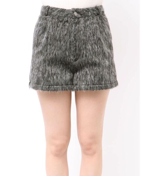 EMODA(エモダ)の「タックシャギーショートパンツ(その他パンツ・レディース・ブラウン/ブラック/グレー・SMALL/MEDIUM)」の12枚目の写真