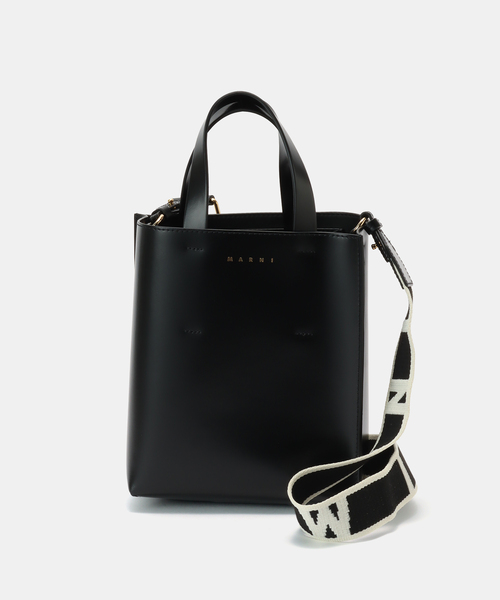 Noble(ノーブル)の「MARNI/マルニ Shopping Bag(ショルダーバッグ・レディース・カーキ/ブラック・FREE)」の1枚目の写真