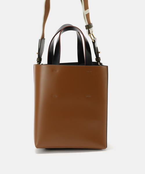 Noble(ノーブル)の「MARNI/マルニ Shopping Bag(ショルダーバッグ・レディース・カーキ/ブラック・FREE)」の19枚目の写真