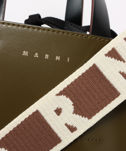 Noble(ノーブル)の「MARNI/マルニ Shopping Bag(ショルダーバッグ・レディース・カーキ/ブラック・FREE)」の13枚目の写真