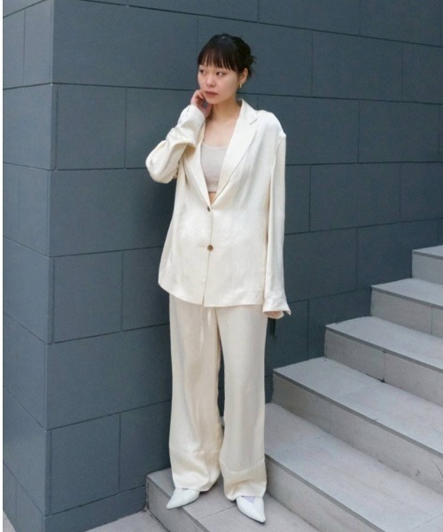Satin Over Jacket（テーラードジャケット）｜TODAYFUL（トゥデイフル