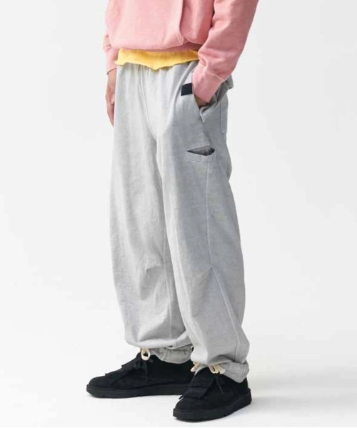 Good On(グッドオン)の「Good On/グッドオン HEAVY JERSEY TROUSERS(その他パンツ・メンズ・ライトグレー/ブラック系その他2/セージグリーン・MEDIUM/LARGE)」の7枚目の写真