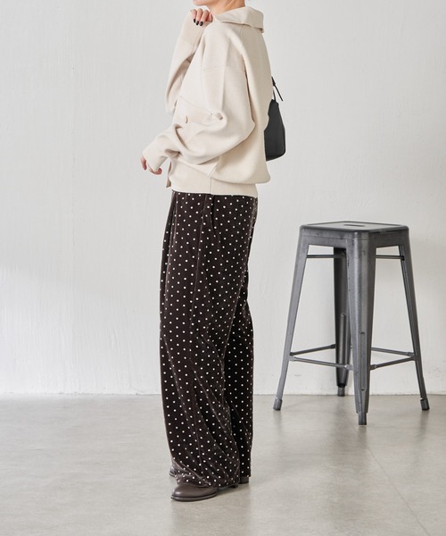 COLLAGE GALLARDAGALANTE（コラージュガリャルダガランテ）の「グリッタードットベロアキャミセットアップ（セットアップ・レディース・ブラック/ブラウン・FREE）」の21枚目の写真