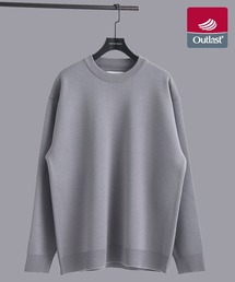 UNITED TOKYO | 《新作》アウトラスト メリノウール クルーネックニット　 温度調整素材｜ストレッチ｜イージーケア|冬服|インナー｜ウールニット(ニット/セーター)