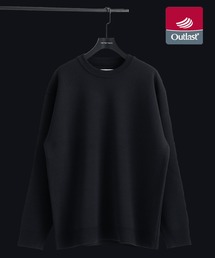 【春先も大活躍】アウトラスト メリノウール クルーネックニット　 温度調整素材｜ストレッチ｜イージーケア|冬服|インナー｜ウールニット｜ロングシーズン