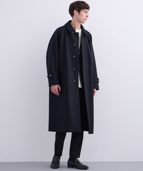 UNITED TOKYO（ユナイテッドトウキョウ）の「【春先も大活躍】アウトラスト メリノウール クルーネックニット　 温度調整素材｜ストレッチ｜イージーケア|冬服|インナー｜ウールニット｜ロングシーズン（ニット/セーター・メンズ・モカ/ライトグレー/ブラック/オリーブ/オフホワイト・1/2/3）」の17枚目の写真