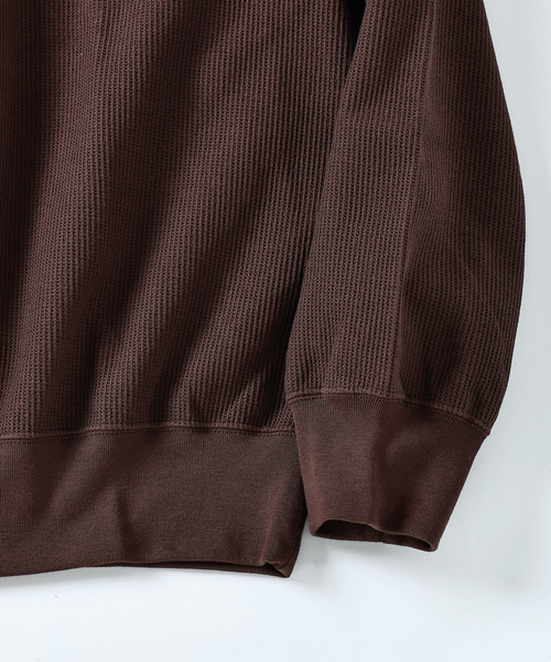 blurhmsブラームス　サーマルカットソー サイズ2 blurhms ROOTSTOCK】Rough Smooth Thermal Over-neck（Tシャツ