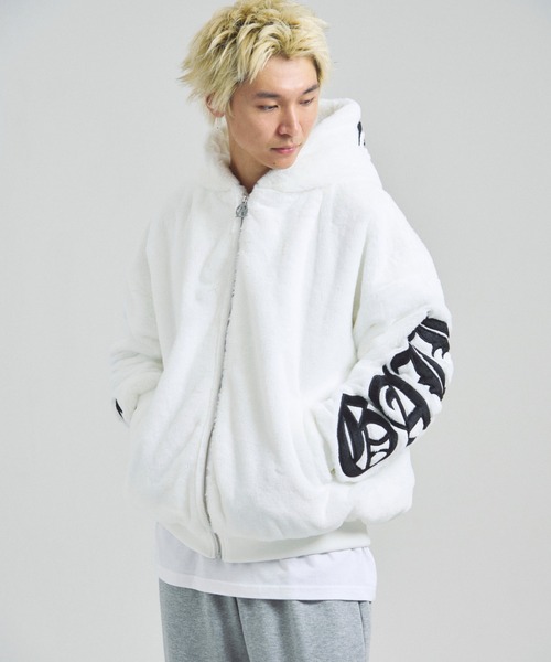 GALLIS ADDICTION（ガリスアディクション）の「GA O.E-LOGO FUR BLOUSON（ブルゾン・メンズ・ブラック/ホワイト/オレンジ・M/L/XL）」の20枚目の写真