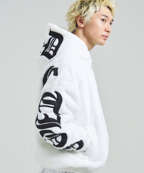 GALLIS ADDICTION（ガリスアディクション）の「GA O.E-LOGO FUR BLOUSON（ブルゾン・メンズ・ブラック/ホワイト/オレンジ・M/L/XL）」の17枚目の写真