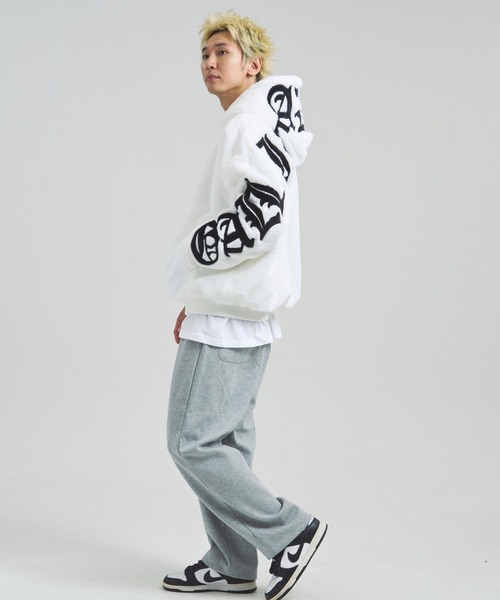 GALLIS ADDICTION（ガリスアディクション）の「GA O.E-LOGO FUR BLOUSON（ブルゾン・メンズ・ブラック/ホワイト/オレンジ・M/L/XL）」の15枚目の写真