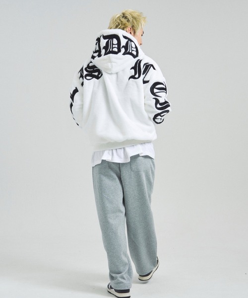 GALLIS ADDICTION（ガリスアディクション）の「GA O.E-LOGO FUR BLOUSON（ブルゾン・メンズ・ブラック/ホワイト/オレンジ・M/L/XL）」の6枚目の写真