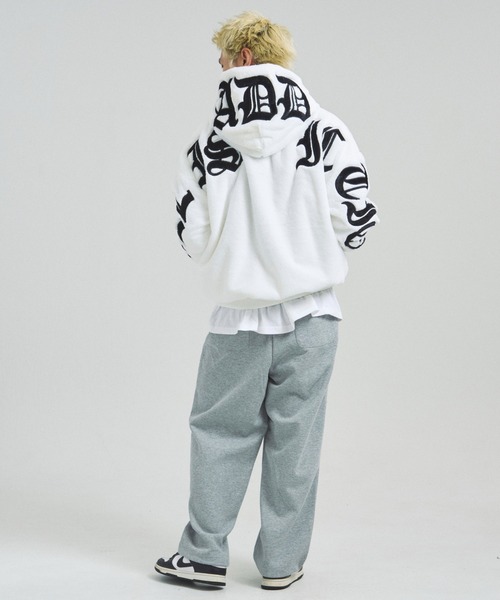 GALLIS ADDICTION（ガリスアディクション）の「GA O.E-LOGO FUR BLOUSON（ブルゾン・メンズ・ブラック/ホワイト/オレンジ・M/L/XL）」の7枚目の写真