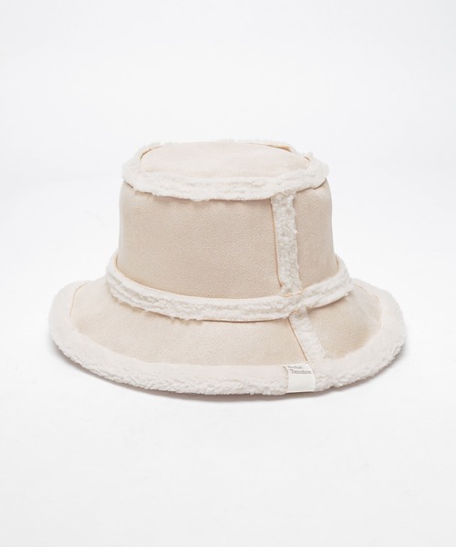 Honeys（ハニーズ）の「２ｗａｙムートン風ハット（ハット・レディース・アイボリー/ブラック/キャメル・FREE）」の13枚目の写真