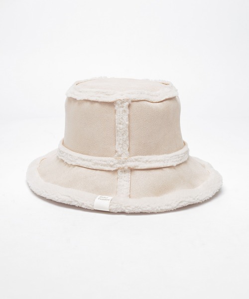 Honeys（ハニーズ）の「２ｗａｙムートン風ハット（ハット・レディース・アイボリー/ブラック/キャメル・FREE）」の14枚目の写真