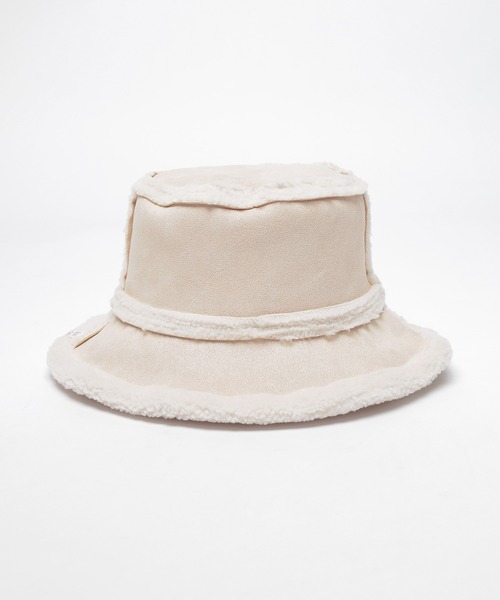 Honeys（ハニーズ）の「２ｗａｙムートン風ハット（ハット・レディース・アイボリー/ブラック/キャメル・FREE）」の15枚目の写真