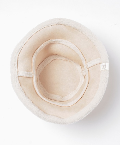 Honeys（ハニーズ）の「２ｗａｙムートン風ハット（ハット・レディース・アイボリー/ブラック/キャメル・FREE）」の21枚目の写真