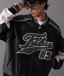 FUBU( フブ)の【FUBU/フブ】 Faux Leather Game Jacket / フォウ レザー ゲーム ジャケット(スタジャン)