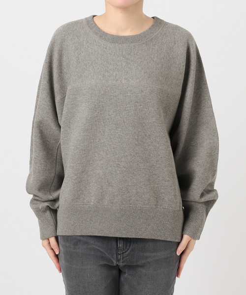JOURNAL STANDARD relume(ジャーナルスタンダード レリューム)の「スウェットライクドルマンプルオーバー(ニット/セーター・レディース・ピンク/グレー/ネイビー・FREE)」の5枚目の写真