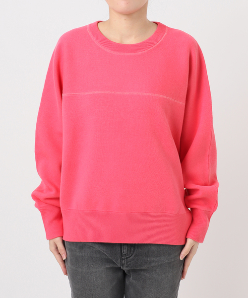 JOURNAL STANDARD relume(ジャーナルスタンダード レリューム)の「スウェットライクドルマンプルオーバー(ニット/セーター・レディース・ピンク/グレー/ネイビー・FREE)」の6枚目の写真