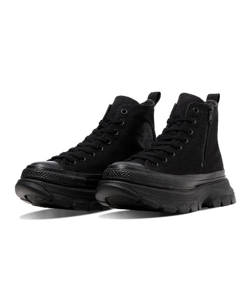 CONVERSE(コンバース)の「CONVERSE ALL STAR TREKWAVE Z HI(コンバース オールスター トレックウエーブ Z HI)(スニーカー・メンズ・ベージュ系/ブラック系・23cm/23.5cm/24cm/24.5cm/25cm/25.5cm/26cm/26.5cm/27cm/28cm/29cm/27.5cm)」の2枚目の写真