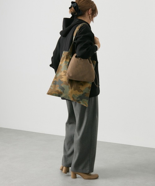 PUAL CE CIN（ピュアルセシン）の「【＠noricorico102企画】ジャパンメイド プリントトートBAG（トートバッグ・レディース・レオパード/カモフラージュ・FREE）」の15枚目の写真