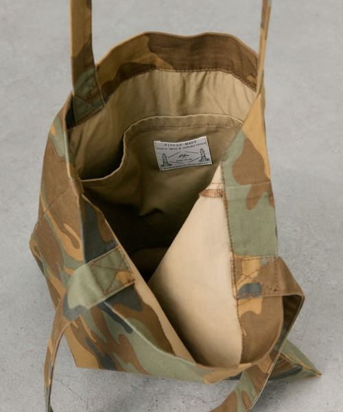 PUAL CE CIN（ピュアルセシン）の「【＠noricorico102企画】ジャパンメイド プリントトートBAG（トートバッグ・レディース・レオパード/カモフラージュ・FREE）」の14枚目の写真