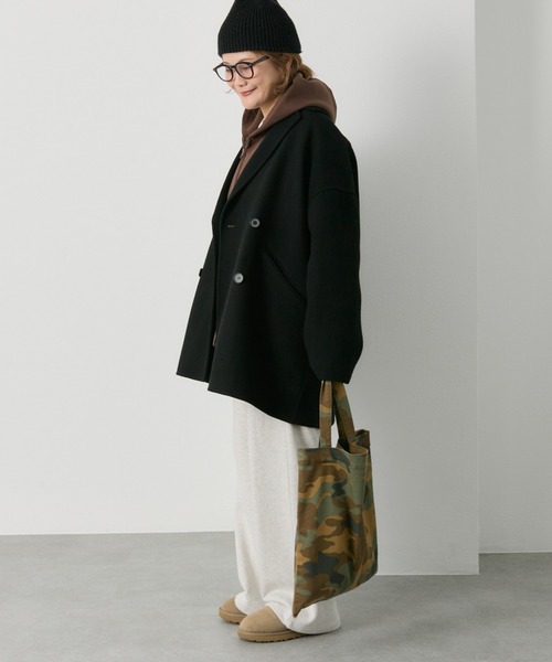 PUAL CE CIN（ピュアルセシン）の「【＠noricorico102企画】ジャパンメイド プリントトートBAG（トートバッグ・レディース・レオパード/カモフラージュ・FREE）」の3枚目の写真