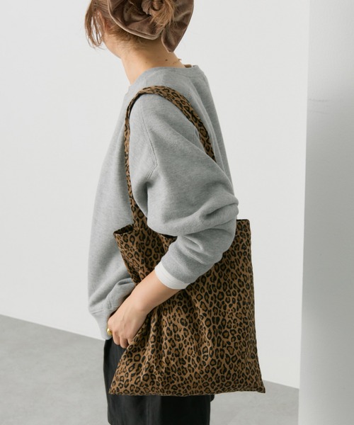 PUAL CE CIN（ピュアルセシン）の「【＠noricorico102企画】ジャパンメイド プリントトートBAG（トートバッグ・レディース・レオパード/カモフラージュ・FREE）」の8枚目の写真