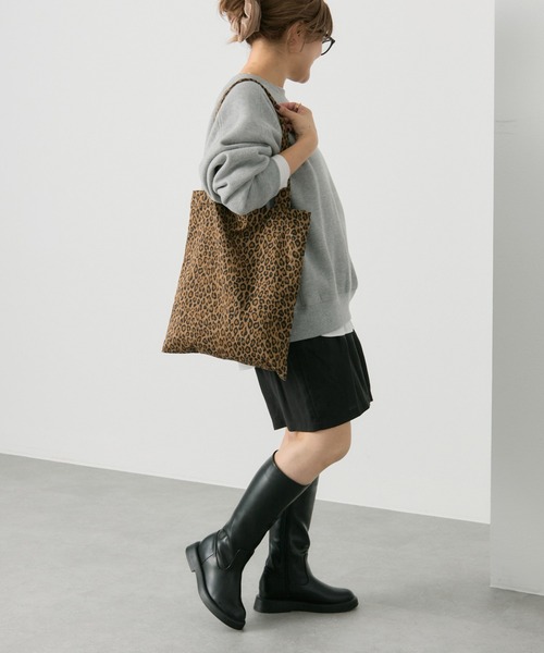 PUAL CE CIN（ピュアルセシン）の「【＠noricorico102企画】ジャパンメイド プリントトートBAG（トートバッグ・レディース・レオパード/カモフラージュ・FREE）」の9枚目の写真