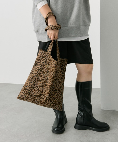 PUAL CE CIN（ピュアルセシン）の「【＠noricorico102企画】ジャパンメイド プリントトートBAG（トートバッグ・レディース・レオパード/カモフラージュ・FREE）」の11枚目の写真