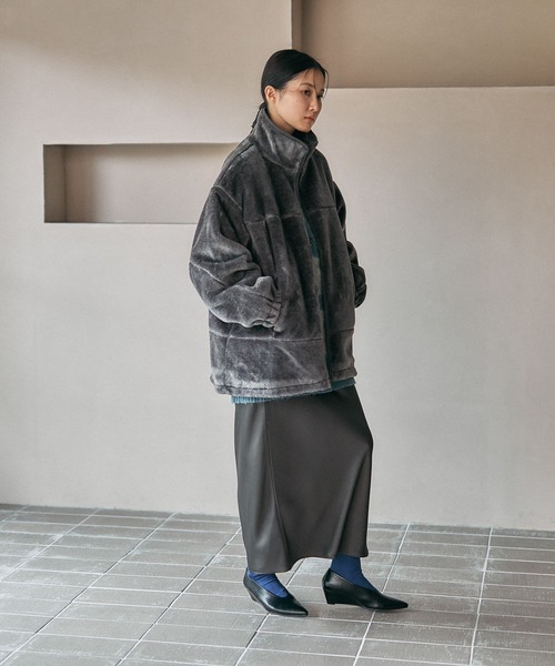 セール】ドロストマイクロファーブルゾン 598331（ブルゾン）｜LEPSIM