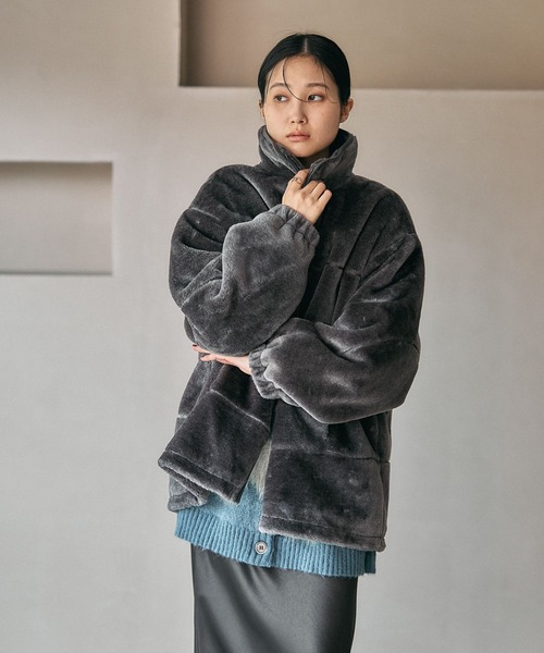 セール】ドロストマイクロファーブルゾン 598331（ブルゾン）｜LEPSIM