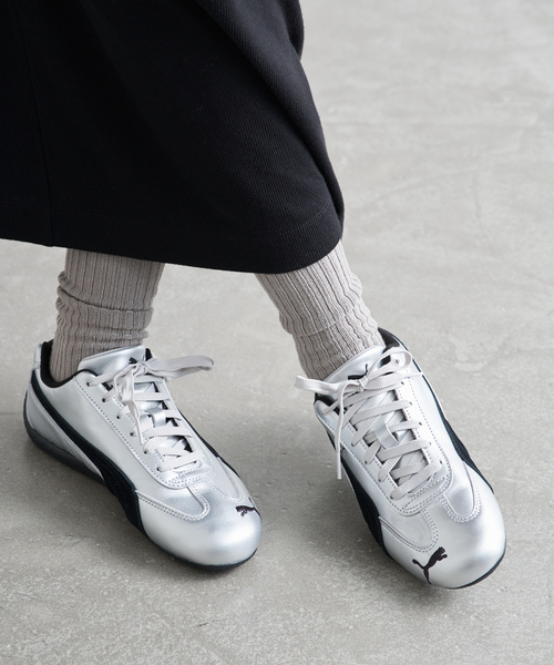 PUMA(プーマ)の「PUMA/プーマ SPEEDCAT OG(スニーカー・レディース・シルバー・23cm/23.5cm/24cm/24.5cm/25cm)」の6枚目の写真
