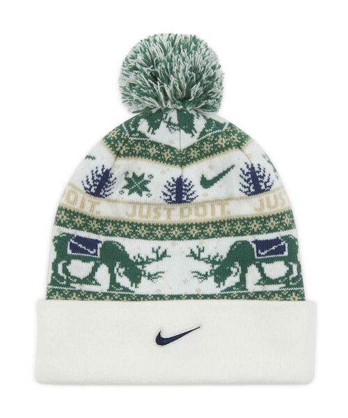NIKE（ナイキ）の「ナイキ ピーク ビッグキッズ スタンダード カフ ビーニー / Nike Peak Big Kids' Standard Cuff Beanie HV7025-133 Sail（ニットキャップ/ビーニー・キッズ・クリーム・ONE SIZE）」の5枚目の写真