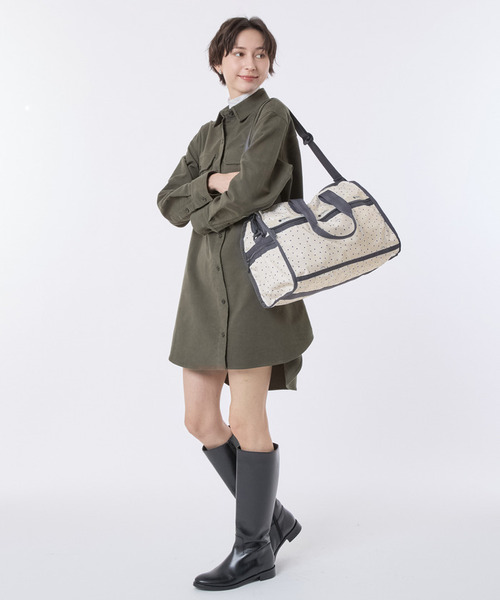 LeSportsac(レスポートサック)の「DELUXE MED WEEKENDER プレイフルドッツ(ボストンバッグ・レディース・ホワイト・FREE)」の3枚目の写真