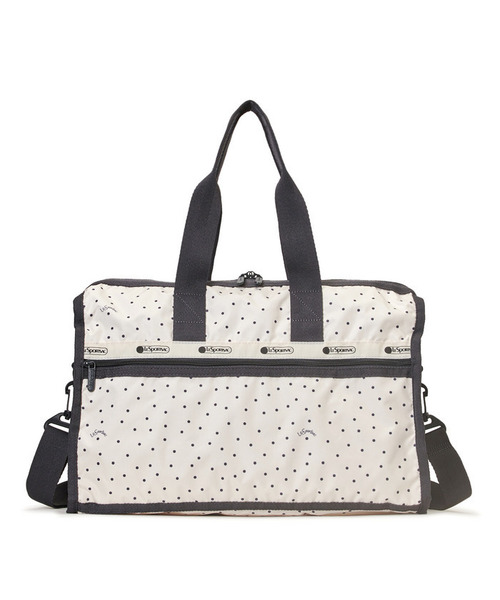 LeSportsac(レスポートサック)の「DELUXE MED WEEKENDER プレイフルドッツ(ボストンバッグ・レディース・ホワイト・FREE)」の4枚目の写真