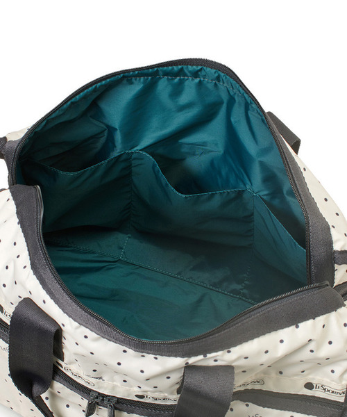 LeSportsac(レスポートサック)の「DELUXE MED WEEKENDER プレイフルドッツ(ボストンバッグ・レディース・ホワイト・FREE)」の9枚目の写真