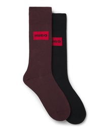 HUGO（ヒューゴ）の「ソックス2足セット レギュラーレングス ロゴラベル（ソックス/靴下）」