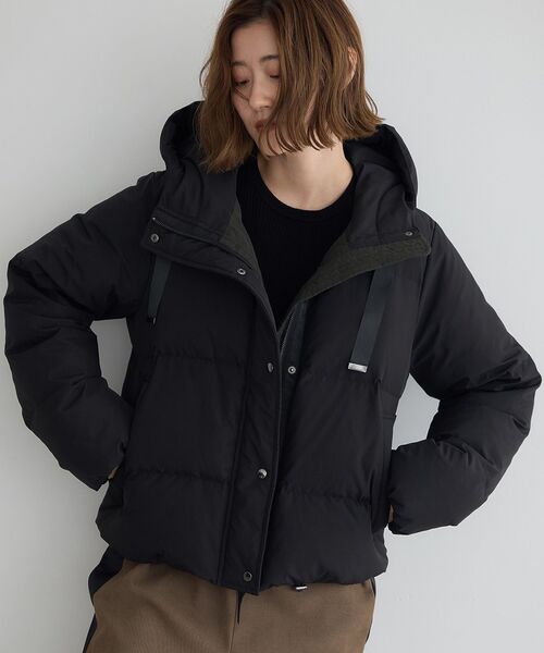 YECCA VECCA(イェッカヴェッカ)の「WILL CYCLE DOWN ブルゾン(ダウンジャケット/コート・レディース・アイボリー/ブラック/ネイビー・FREE)」の5枚目の写真