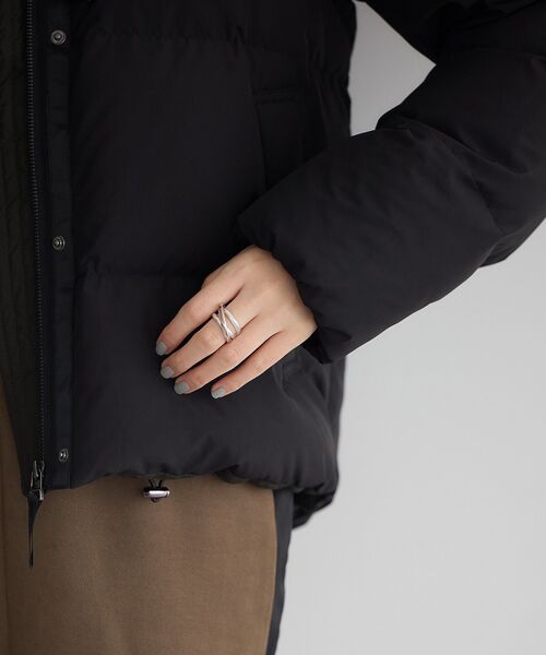 YECCA VECCA(イェッカヴェッカ)の「WILL CYCLE DOWN ブルゾン(ダウンジャケット/コート・レディース・アイボリー/ブラック/ネイビー・FREE)」の13枚目の写真