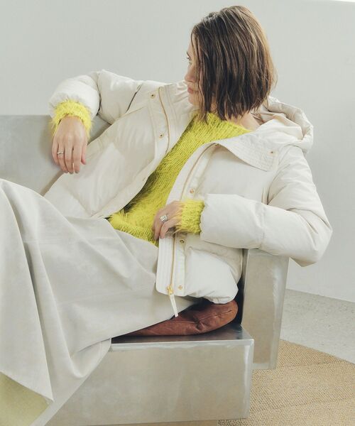 YECCA VECCA(イェッカヴェッカ)の「WILL CYCLE DOWN ブルゾン(ダウンジャケット/コート・レディース・アイボリー/ブラック/ネイビー・FREE)」の21枚目の写真