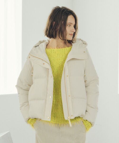 YECCA VECCA(イェッカヴェッカ)の「WILL CYCLE DOWN ブルゾン(ダウンジャケット/コート・レディース・アイボリー/ブラック/ネイビー・FREE)」の22枚目の写真