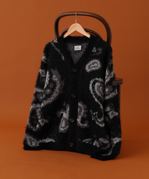 CIAO ペイズリー/レオパード カーディガン