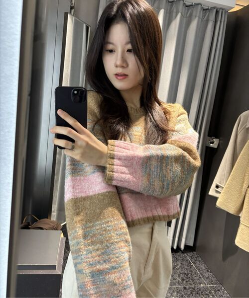 MUSINSA STANDARD WOMAN（ムシンサスタンダードウーマン）の「ウィメンズワンタックワイドコーデュロイショーツ[クリーム]（その他パンツ・レディース・その他・30/24/25/26/27/28/29）」の9枚目の写真