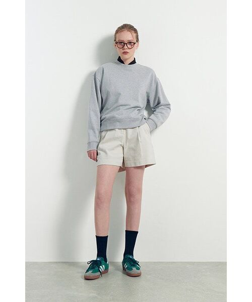 MUSINSA STANDARD WOMAN（ムシンサスタンダードウーマン）の「ウィメンズワンタックワイドコーデュロイショーツ[クリーム]（その他パンツ・レディース・その他・30/24/25/26/27/28/29）」の11枚目の写真