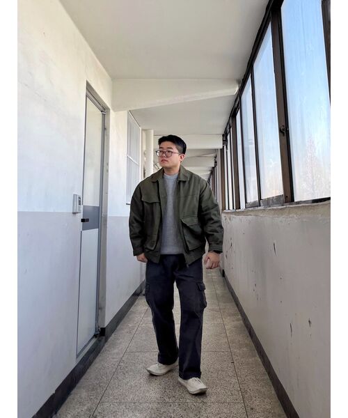 TAKEASY(テイクイージー)の「ラムスウールクルーネックオーバーニット(グレー)(ニット/セーター・メンズ・その他・MEDIUM/LARGE/SMALL)」の11枚目の写真