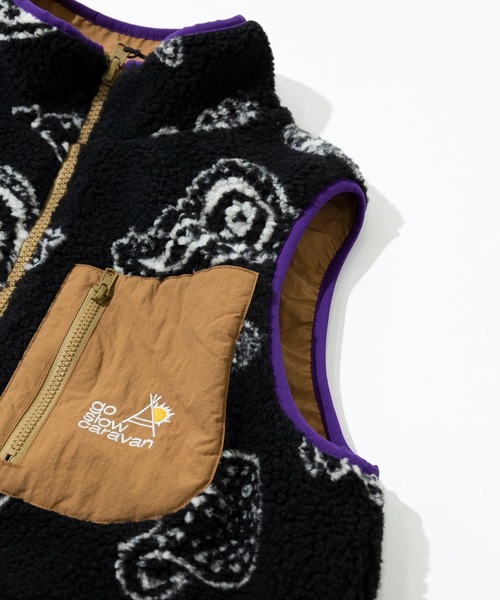 go slow caravan（ゴースローキャラバン）の「ボア × ナイロン リバーシブルベスト（その他アウター・メンズ・その他1/その他2・MEDIUM/LARGE/X-LARGE）」の4枚目の写真