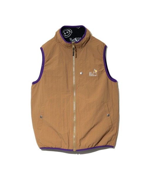 go slow caravan（ゴースローキャラバン）の「ボア × ナイロン リバーシブルベスト（その他アウター・メンズ・その他1/その他2・MEDIUM/LARGE/X-LARGE）」の11枚目の写真