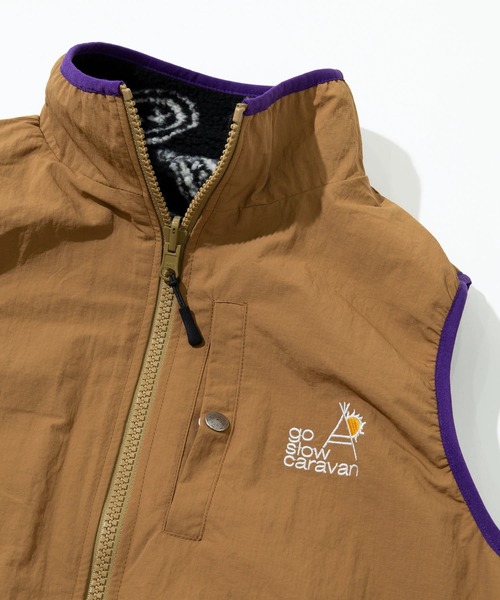 go slow caravan（ゴースローキャラバン）の「ボア × ナイロン リバーシブルベスト（その他アウター・メンズ・その他1/その他2・MEDIUM/LARGE/X-LARGE）」の13枚目の写真